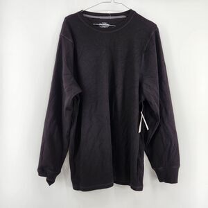 Flag & Anthem Men's Black Medium Chatsworth Waffle Crewneck Top NWT